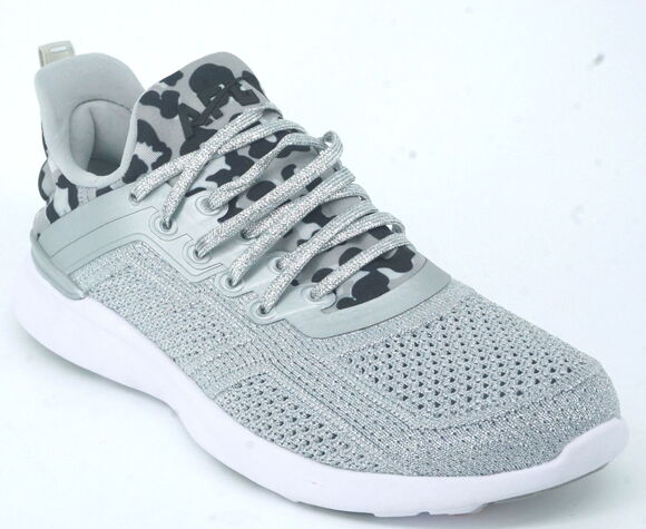 APL Shoes - APL Techloom Tracer Knit Training Grey Low Top Sneaker SZ 37 $258 Womens Silver